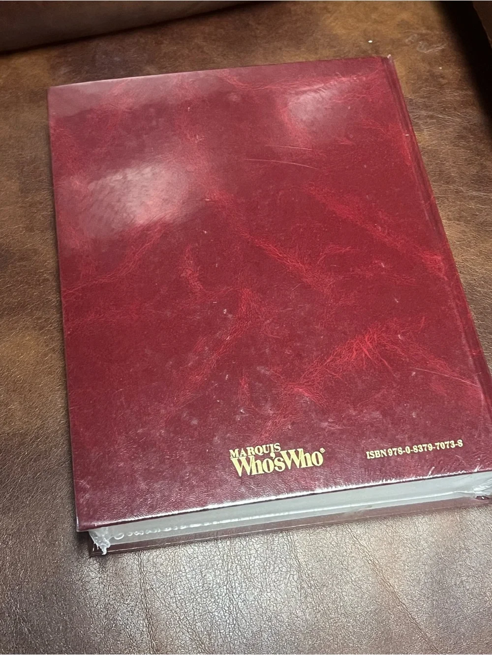 Who’s Who in America 2023 Hardcover - Burgundy with Gold Lettering